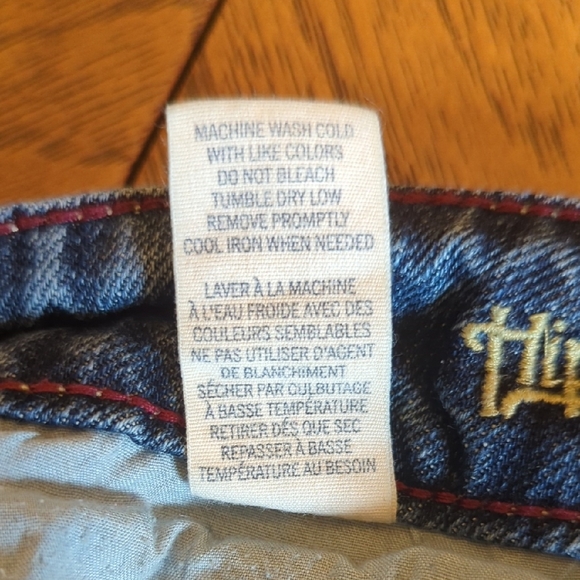 Y2K American Eagle Outfitters Classic Blue Jeans Lightly Distressed Hipster - Picture 7 of 14